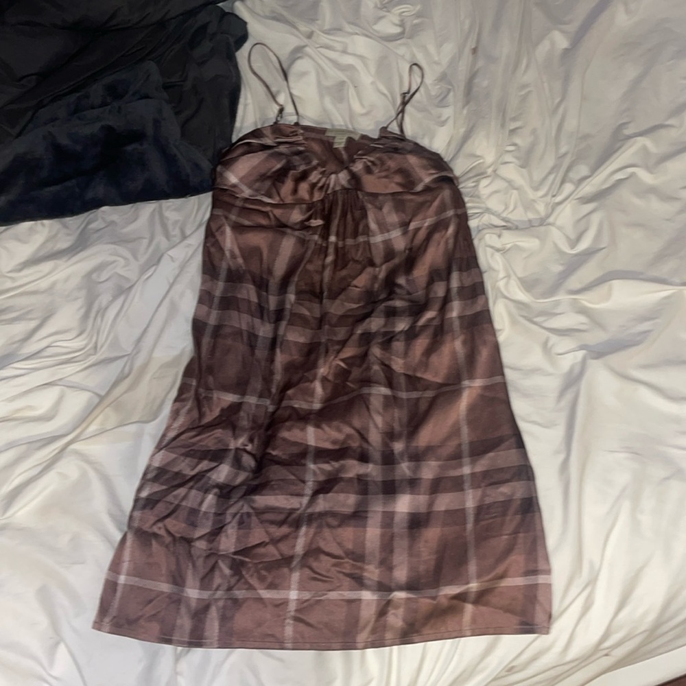 Burberry dress silk